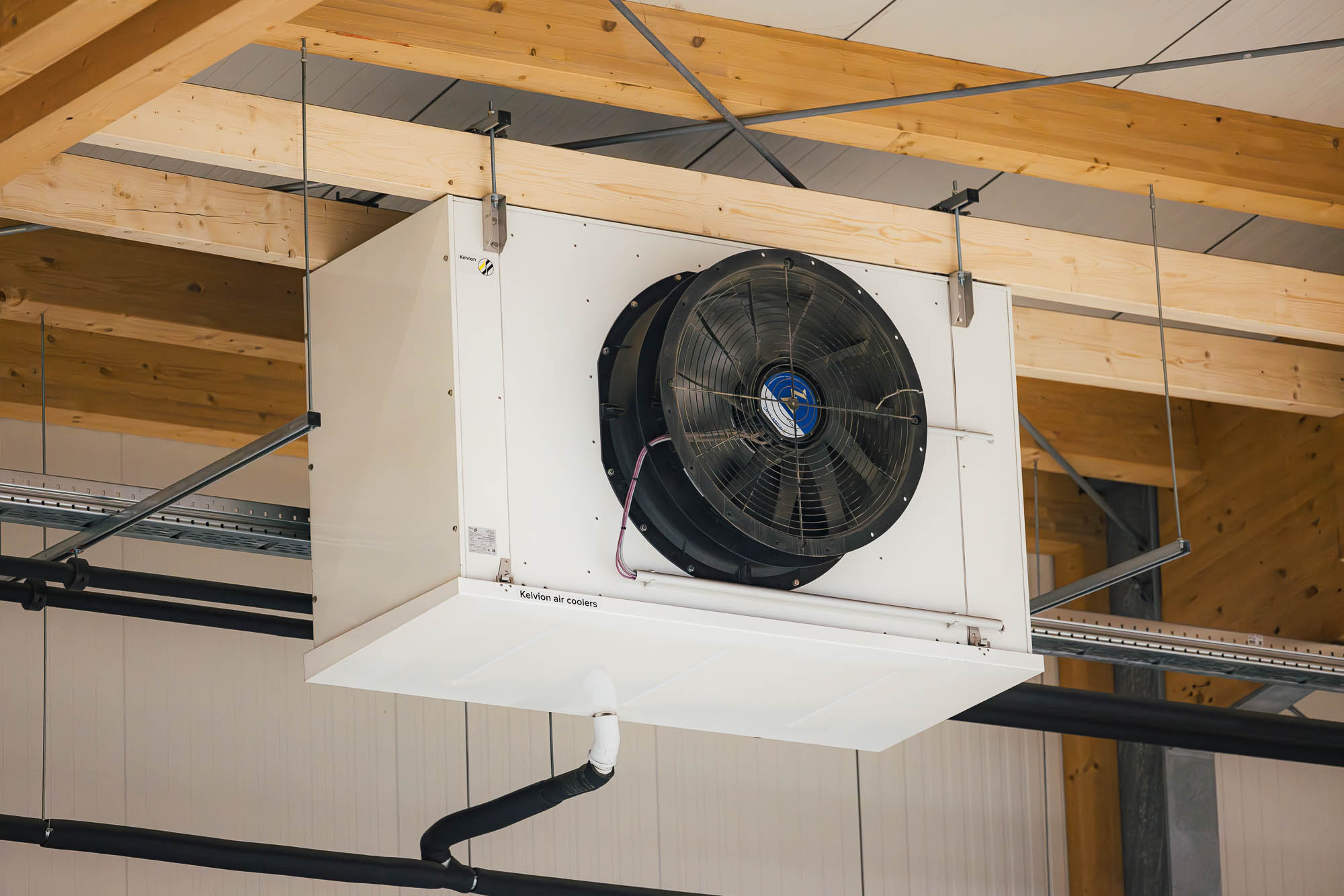 Technikdetail einer industriellen Kälteanlage von Funke Klimatechnik